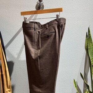 Men’s Zanella Dark Brown Dress Pants